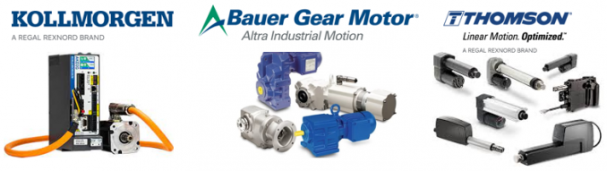 KOLLMORGEN  -  THOMSON  -  BAUER GEAR - SM Rappresentanze Industriali